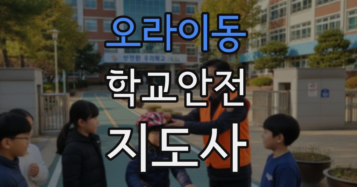 오라이동 학교안전지도사 자격증