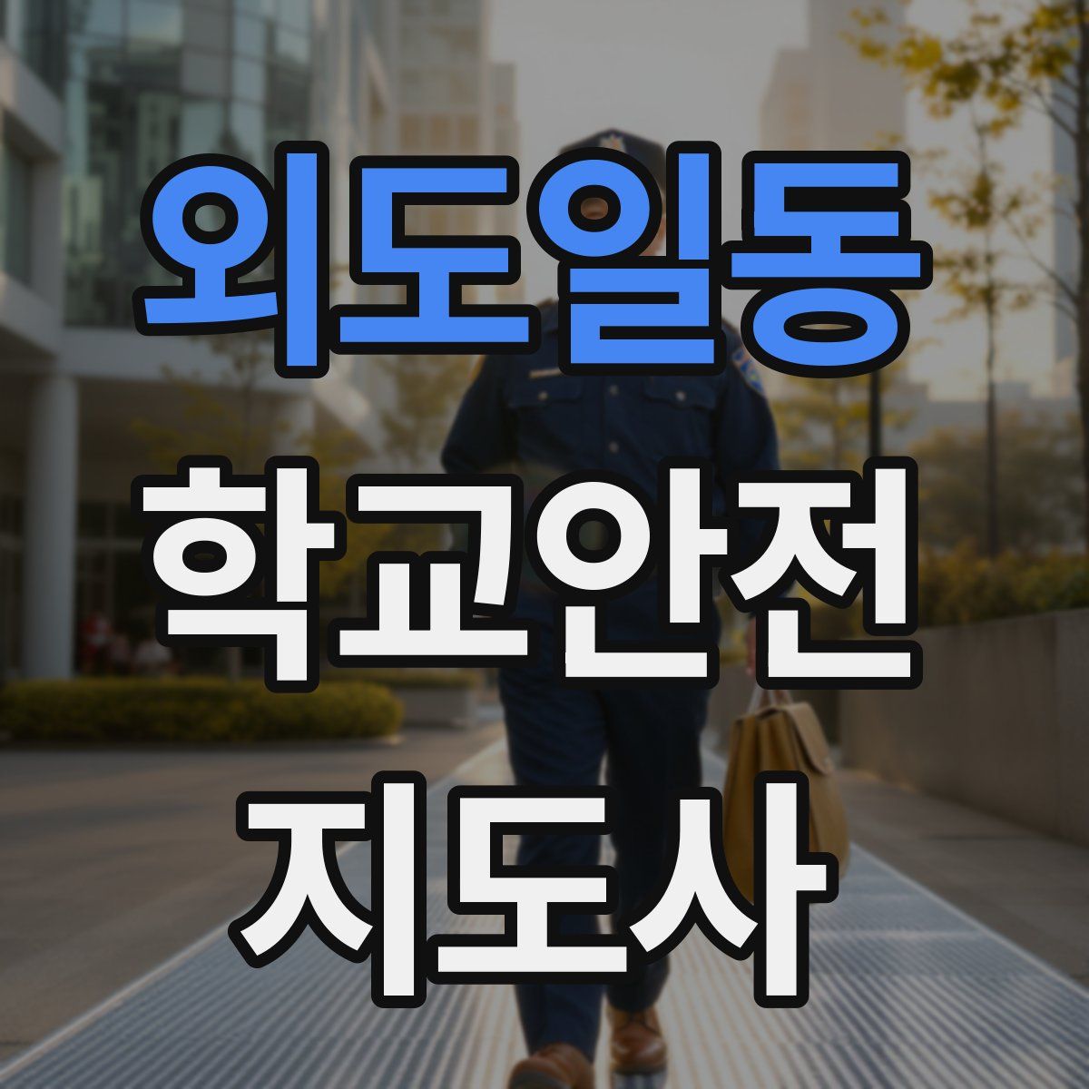 외도일동 학교안전지도사 자격증