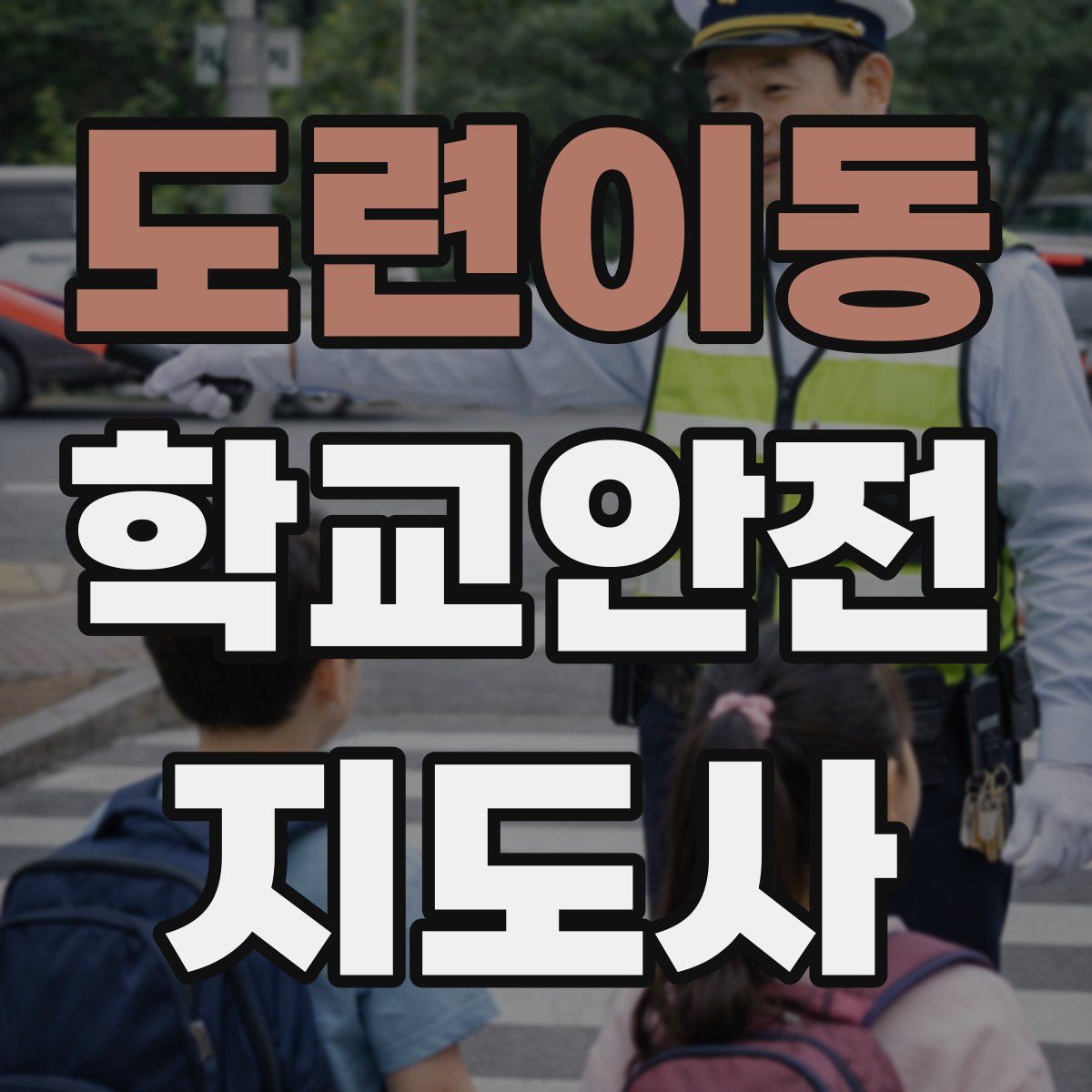 도련이동 학교안전지도사 자격증