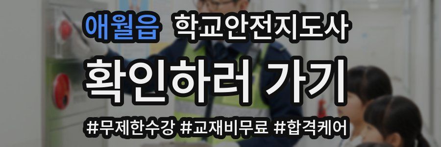 애월읍 학교안전지도사 자격증