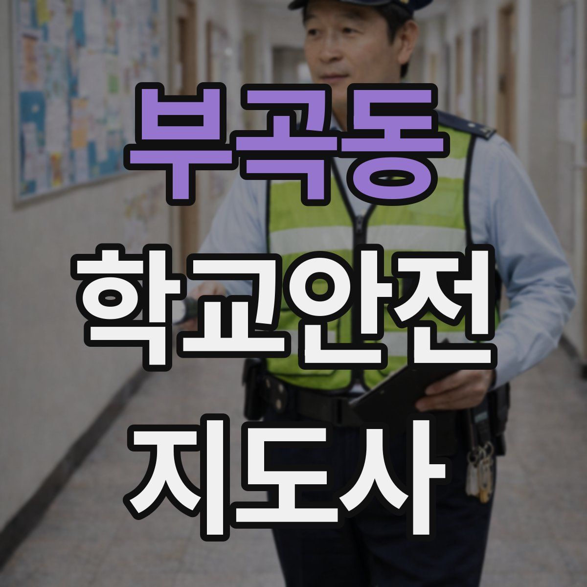 부곡동 학교안전지도사 자격증