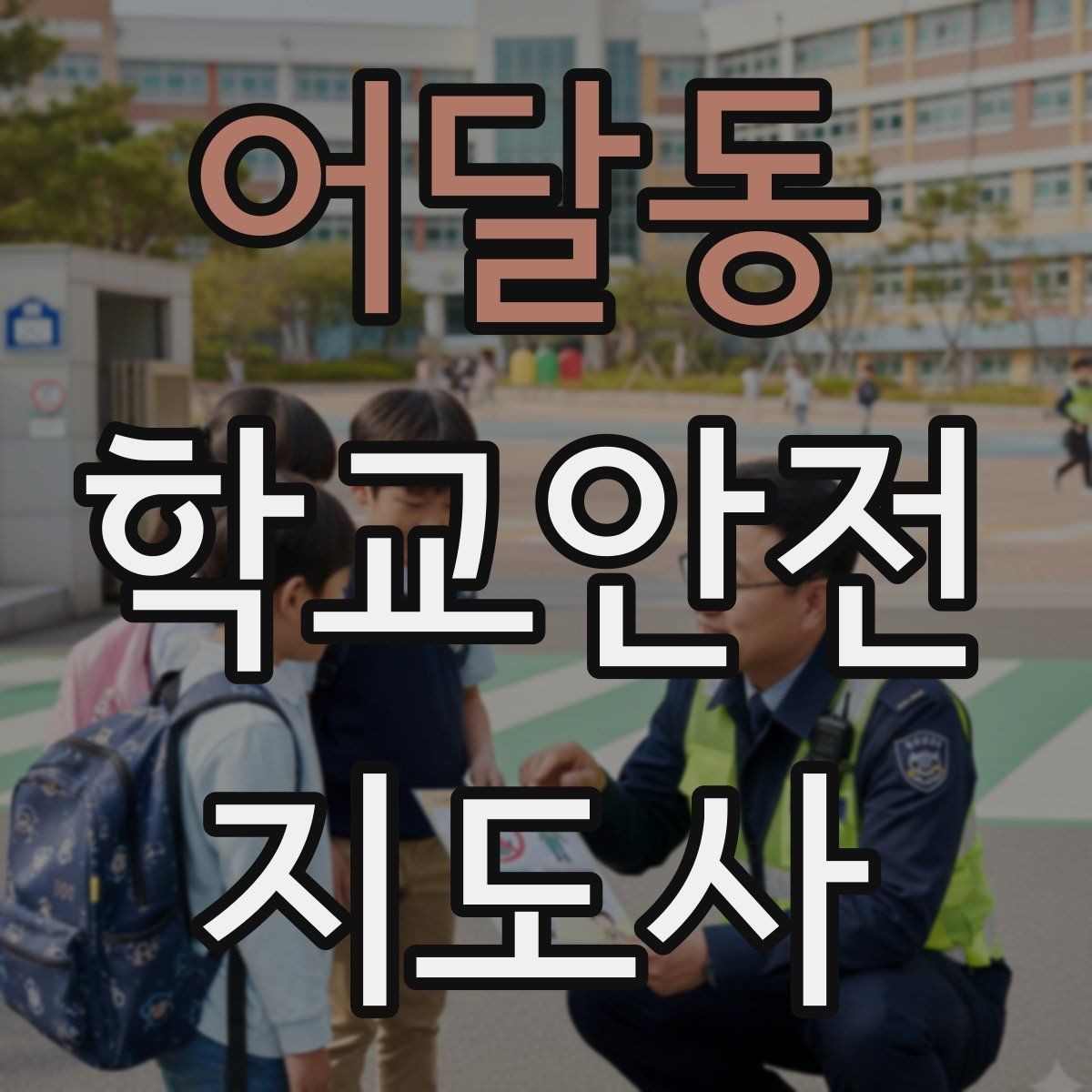 어달동 학교안전지도사 자격증 준비 전 알아두면 좋은 활동 범위