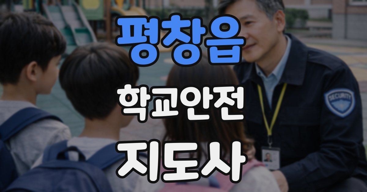 평창읍 학교안전지도사 자격증