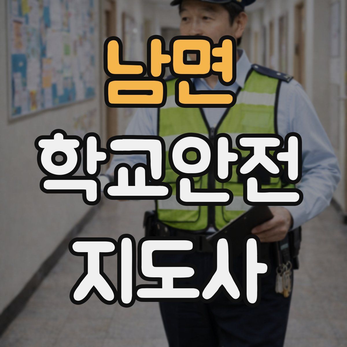 남면 학교안전지도사 자격증