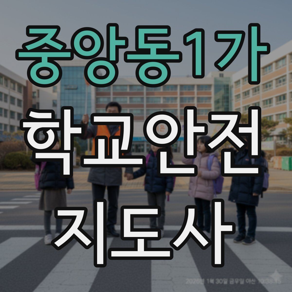 중앙동1가 학교안전지도사 자격증 스쿨존 캠페인 문구를 정하는 기준