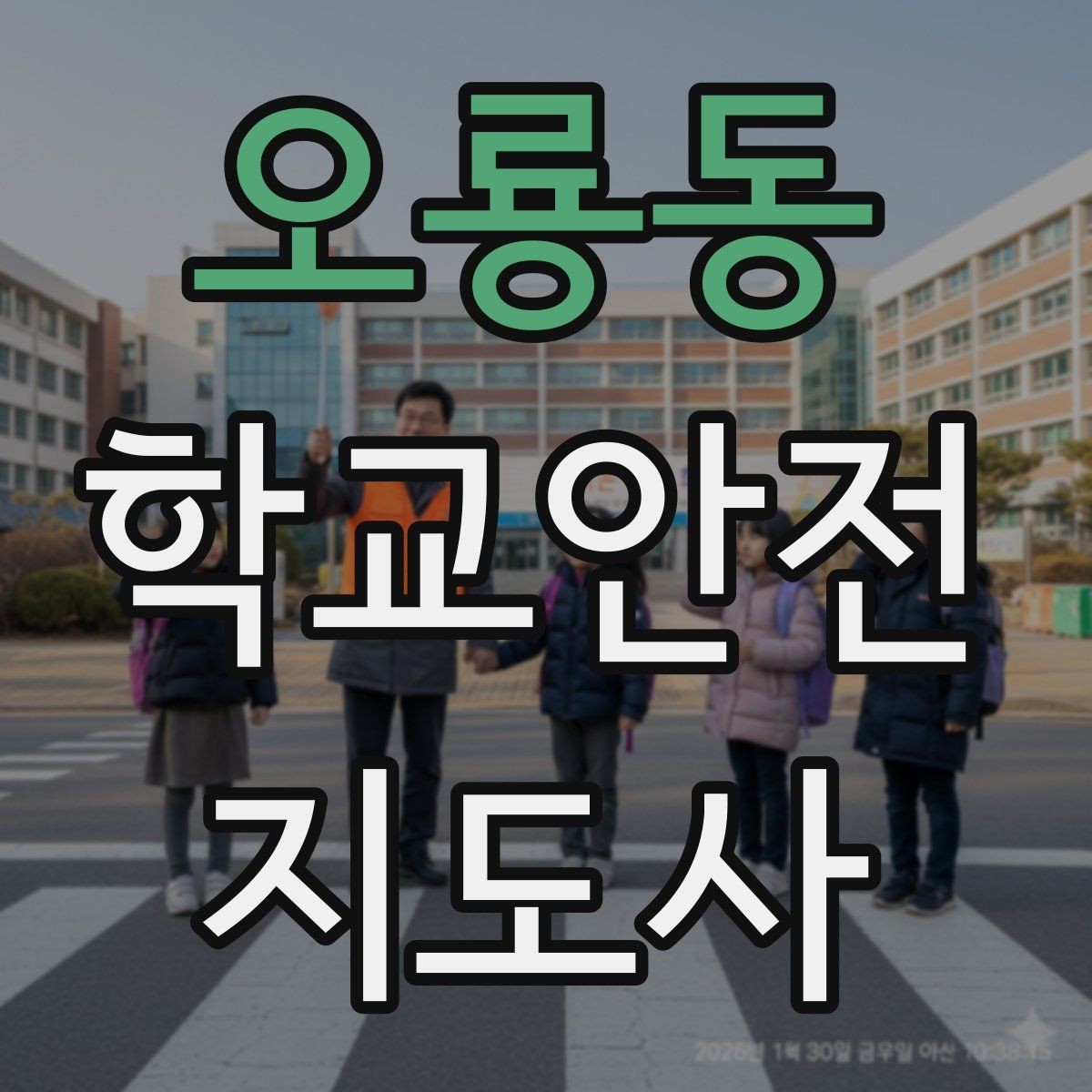오룡동 학교안전지도사 자격증 겨울철 빙판길 사고를 줄이는 지도