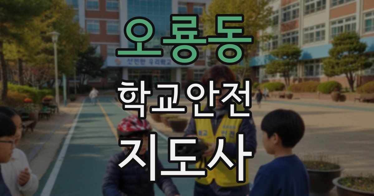 오룡동 학교안전지도사 자격증