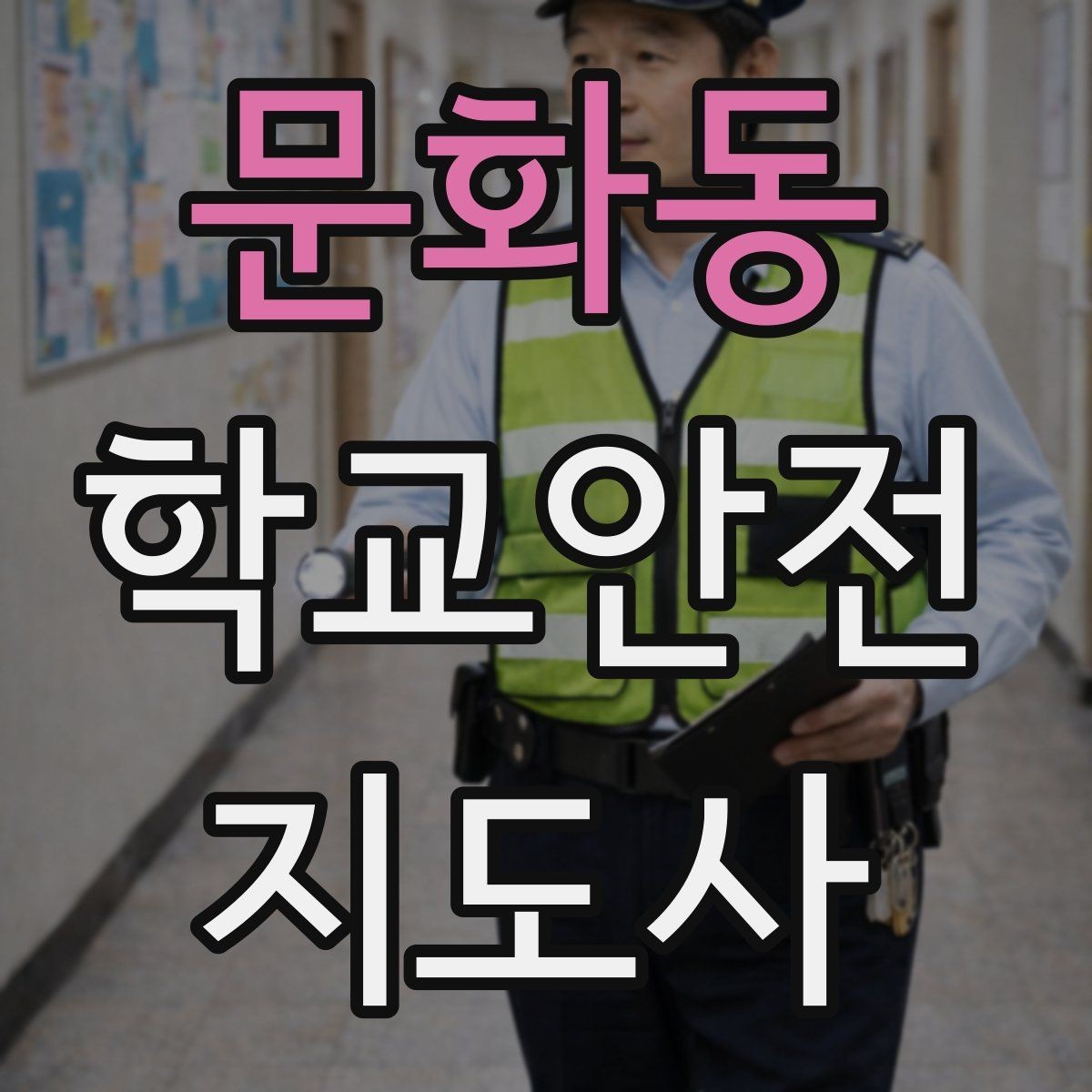 문화동 학교안전지도사 자격증 킥보드 자전거 통학 지도 시 핵심 주의