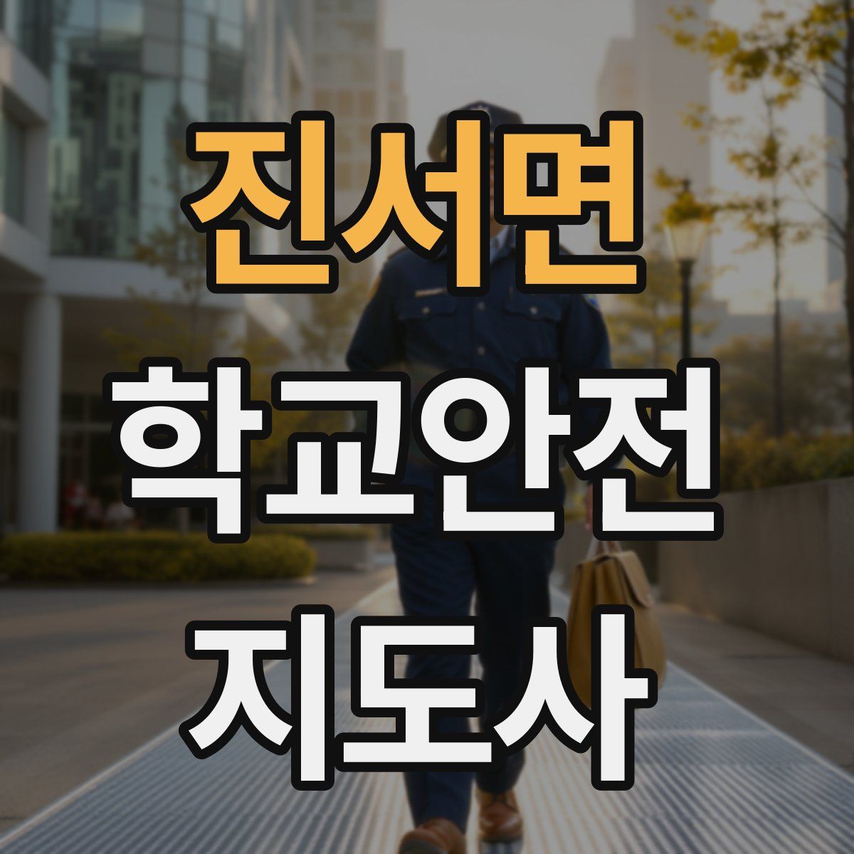 진서면 학교안전지도사 자격증