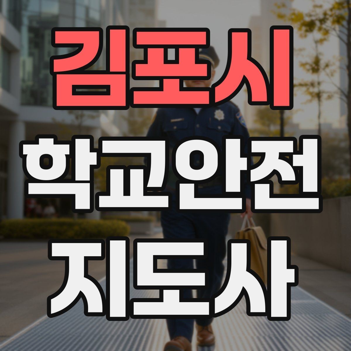 김포시 학교안전지도사 자격증 통학로 위험 지도 만들기 팁