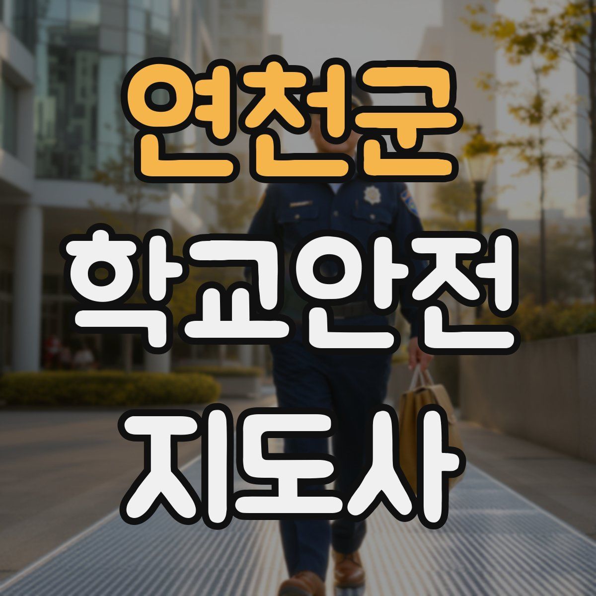 연천군 학교안전지도사 자격증
