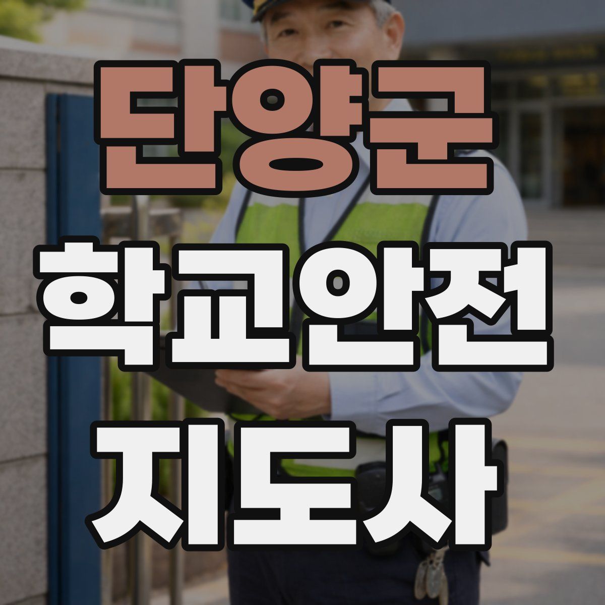 단양군 학교안전지도사 자격증