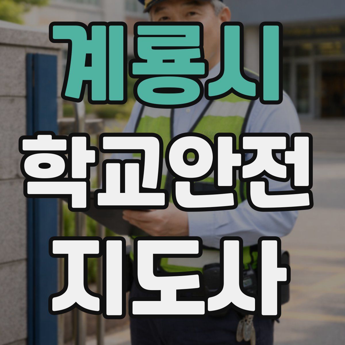 계룡시 학교안전지도사 자격증