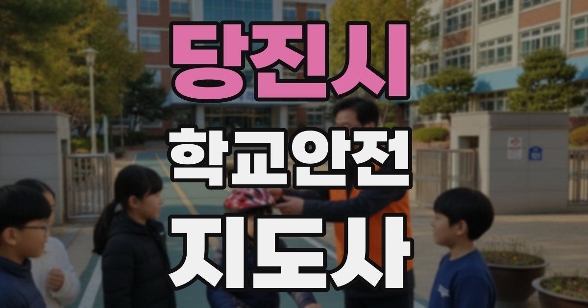 당진시 학교안전지도사 자격증