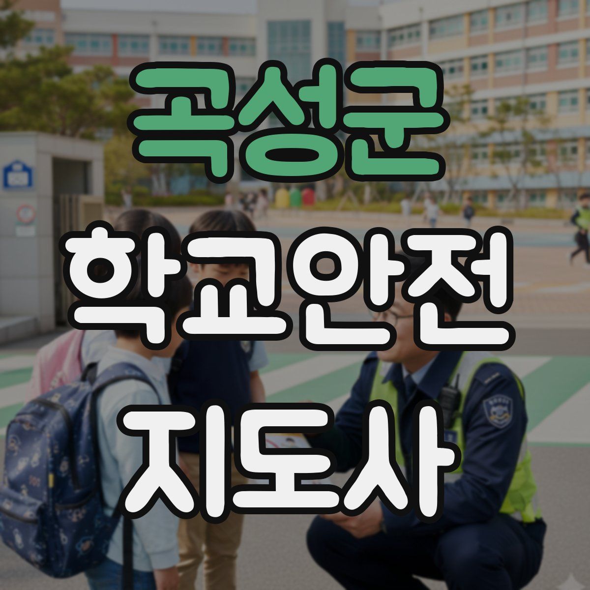 곡성군 학교안전지도사 자격증
