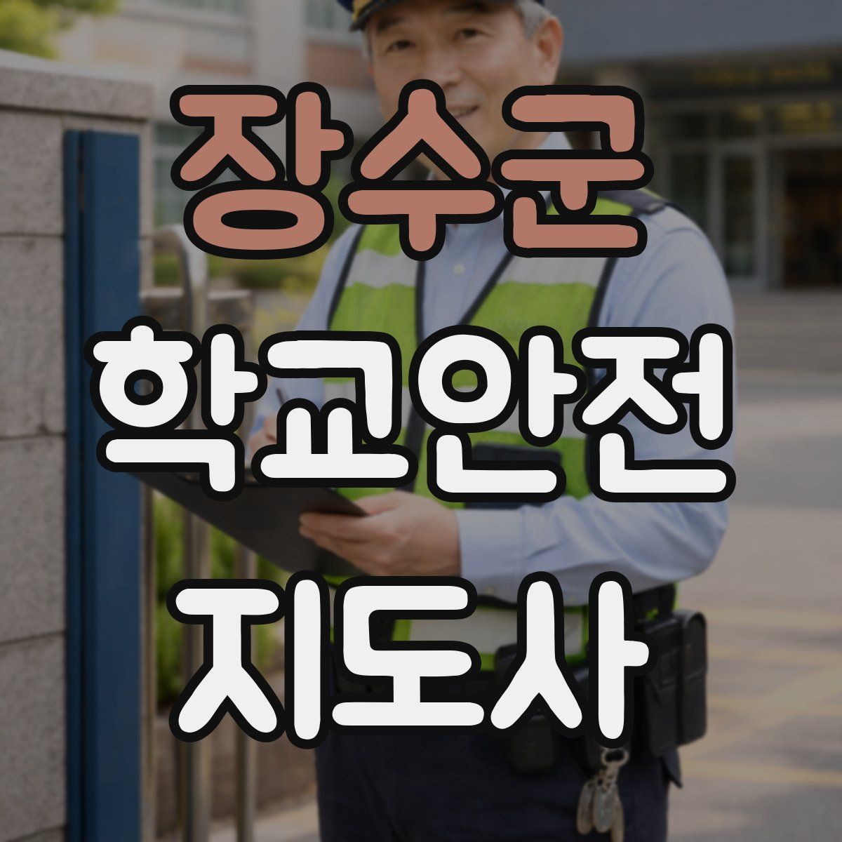 장수군 학교안전지도사 자격증