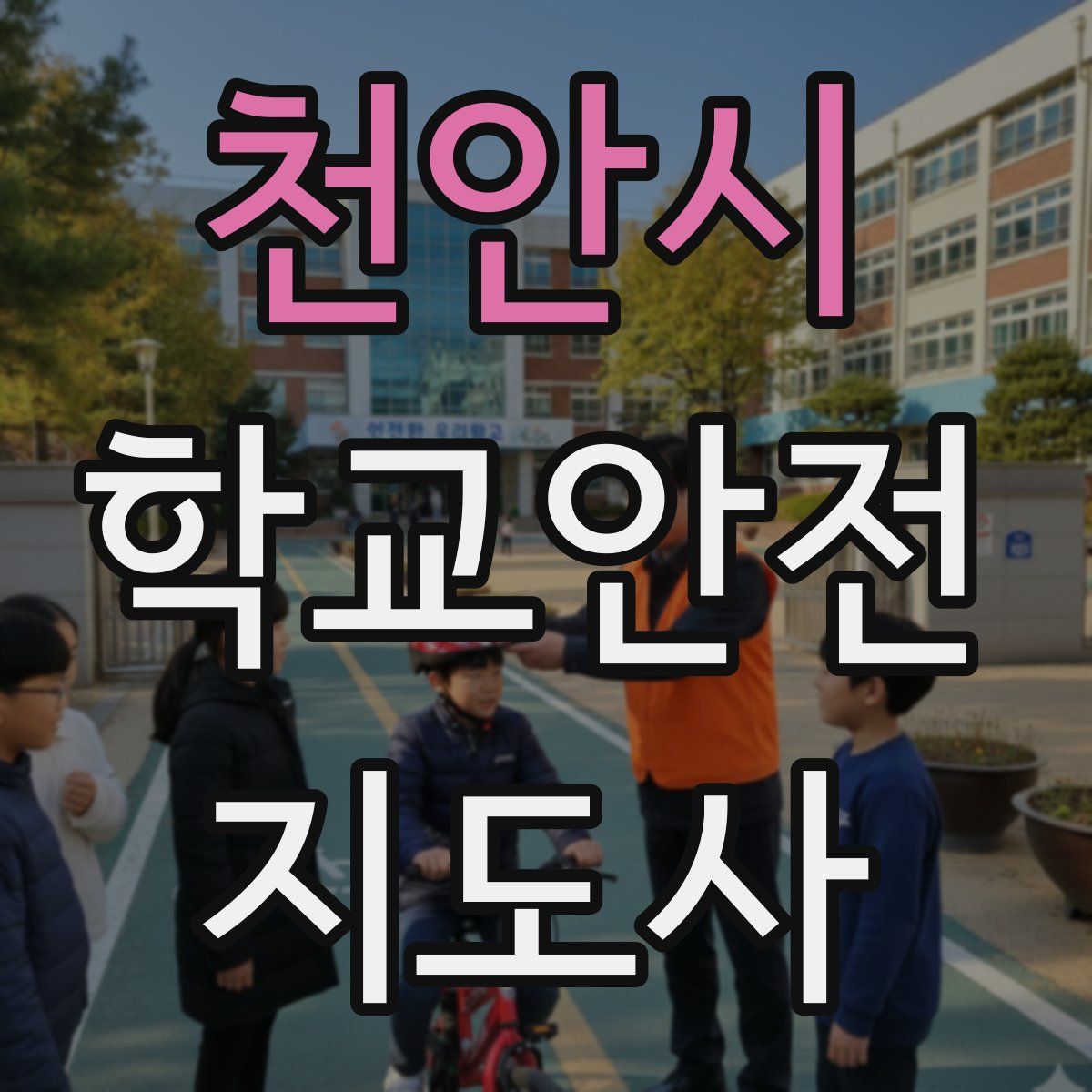 천안시 학교안전지도사 자격증
