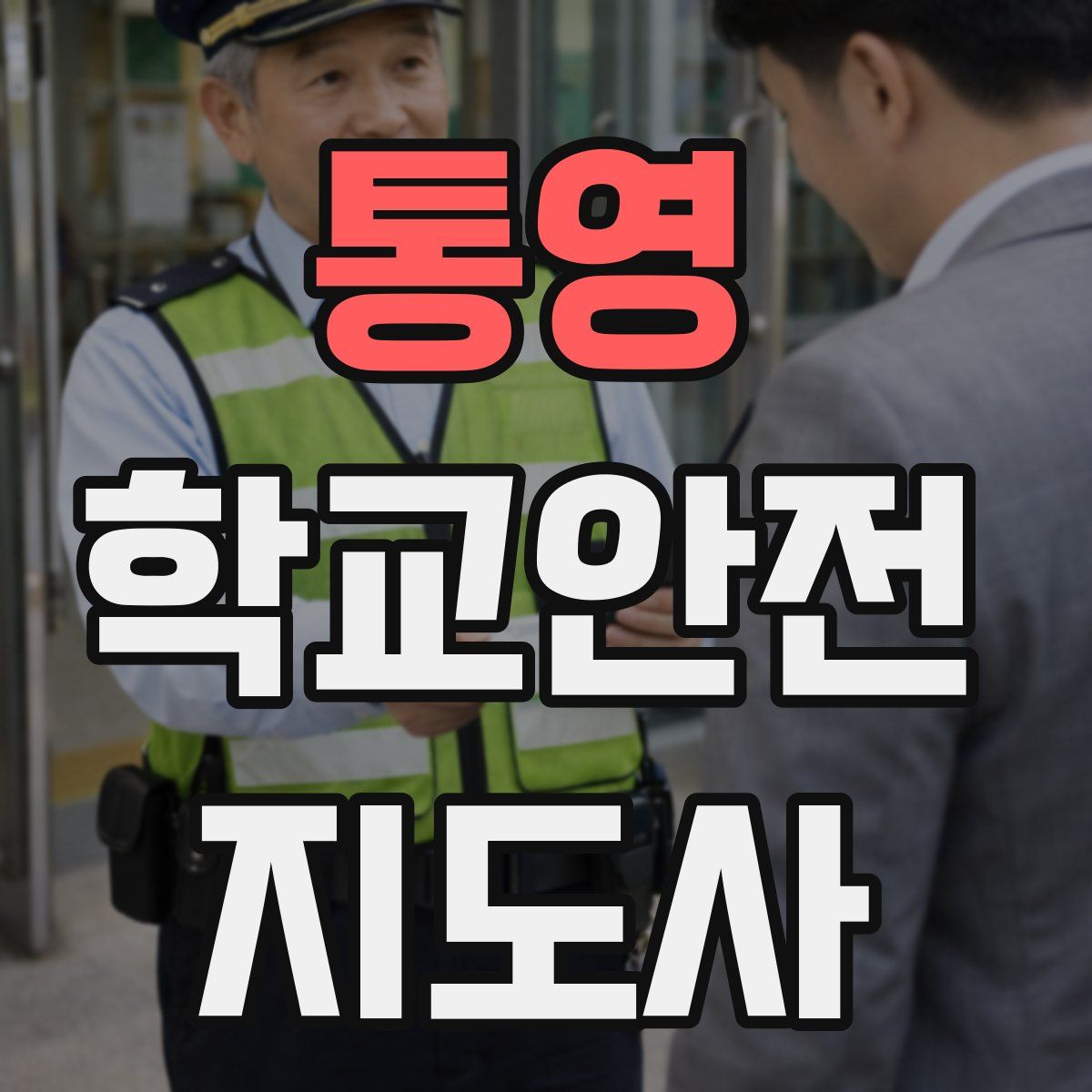 통영 학교안전지도사 자격증