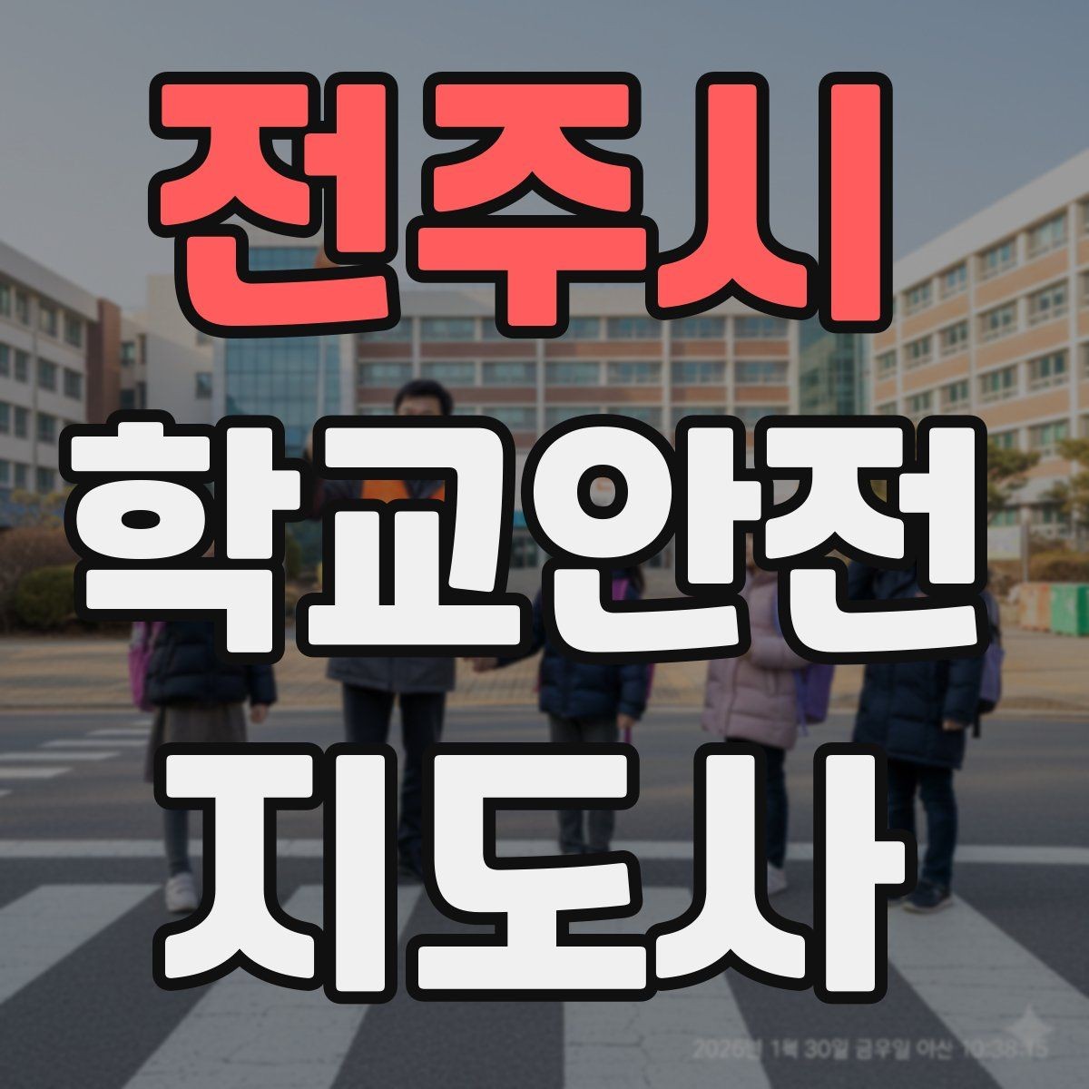 전주시 학교안전지도사 자격증 외부인 출입 상황에서 대응 원칙