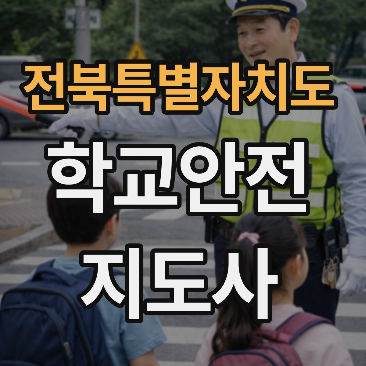 전북특별자치도 학교안전지도사 자격증