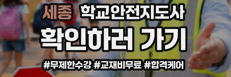 세종 학교안전지도사 자격증