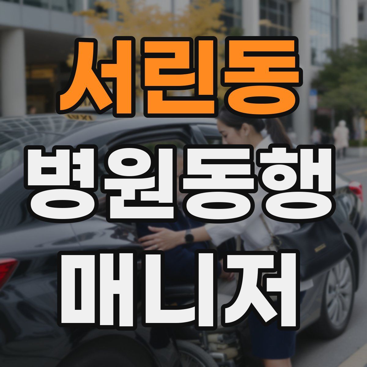 서린동 병원동행매니저 자격증