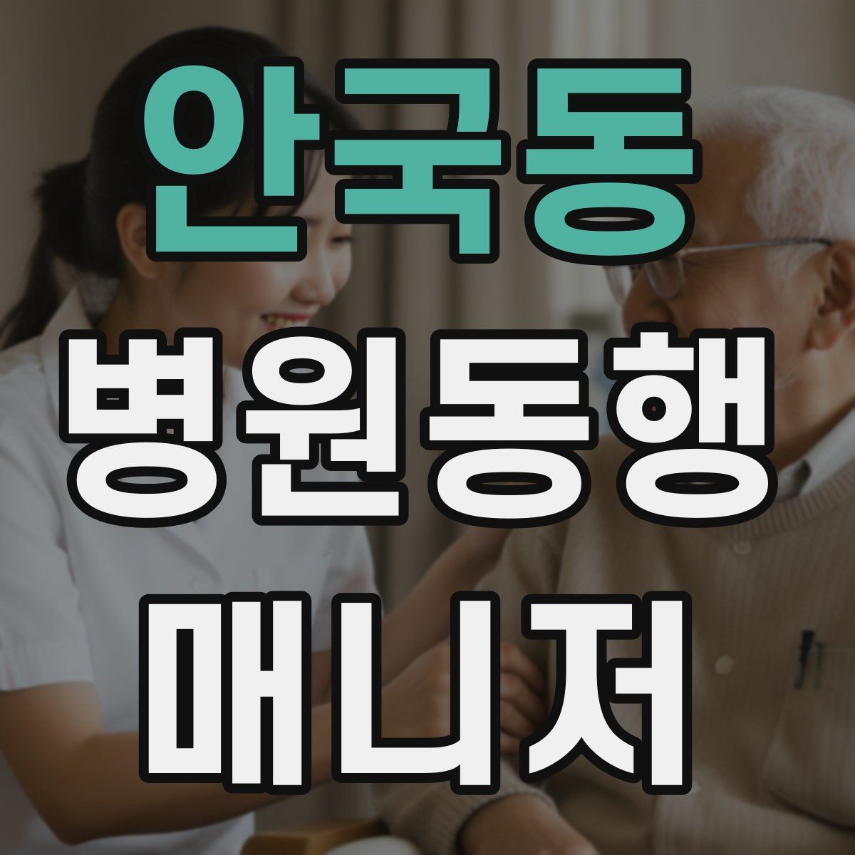 안국동 병원동행매니저 자격증