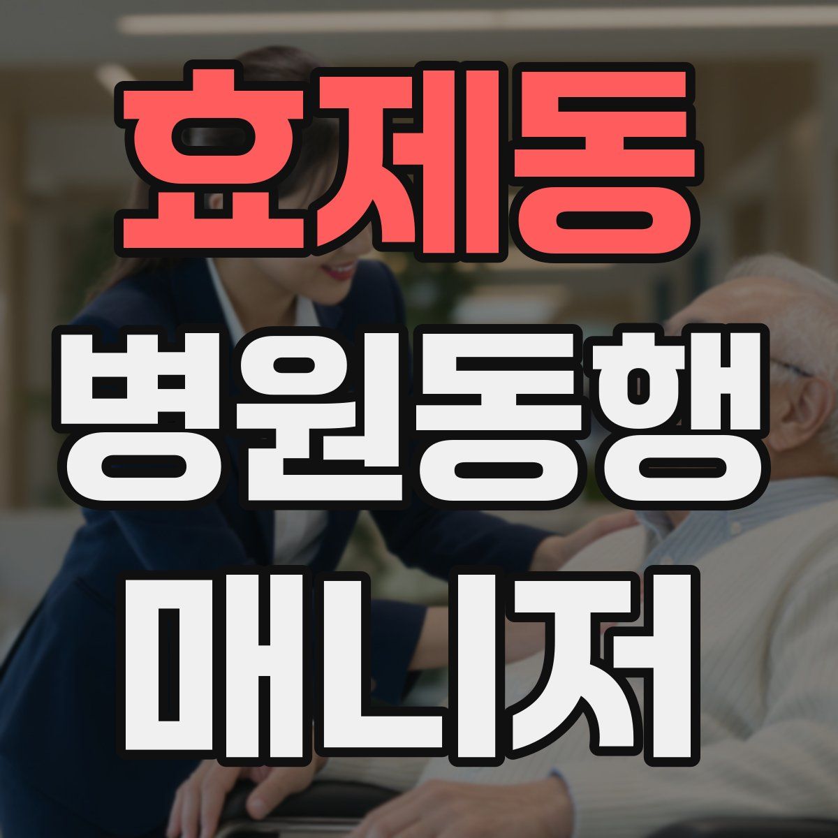 효제동 병원동행매니저 자격증