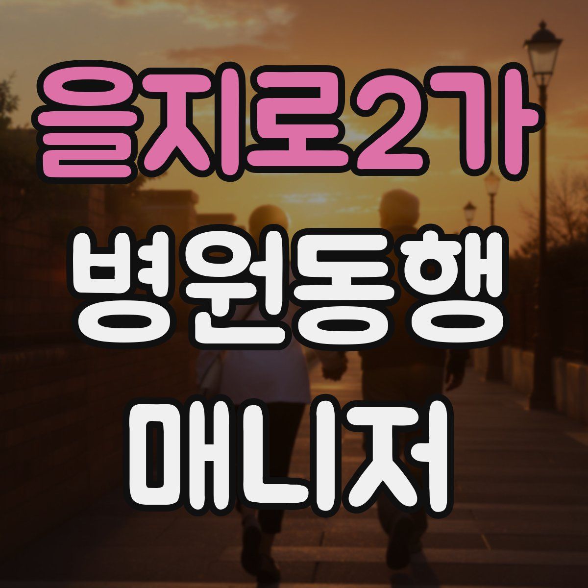 을지로2가 병원동행매니저 자격증