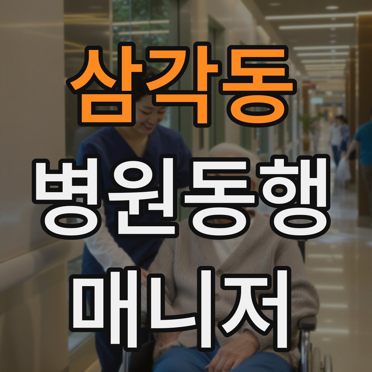 삼각동 병원동행매니저 자격증