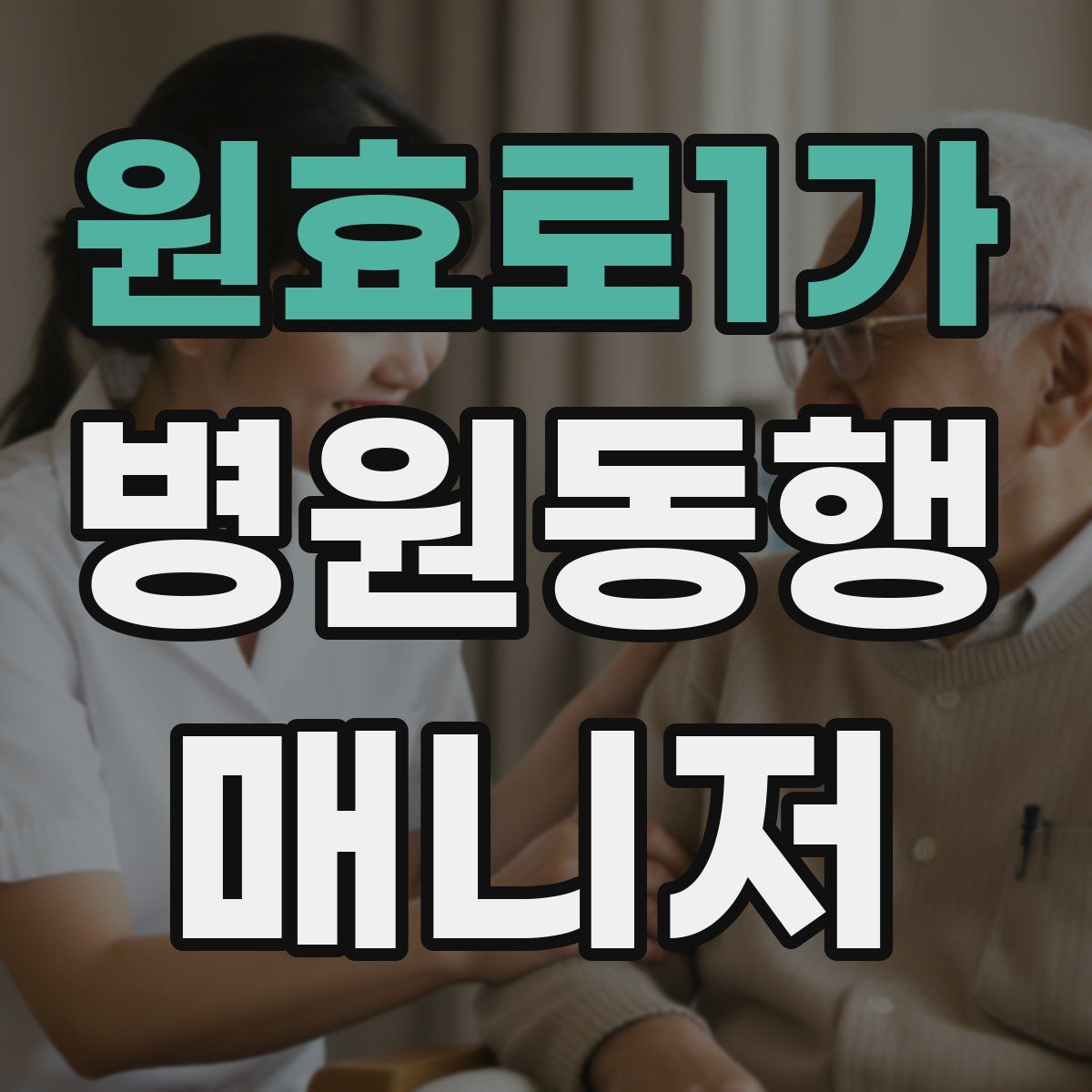 원효로1가 병원동행매니저 자격증