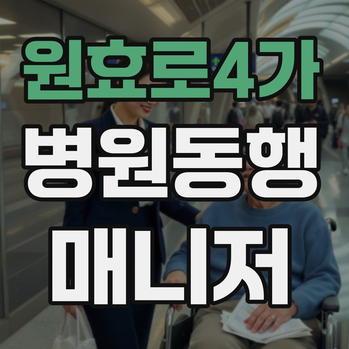 원효로4가 병원동행매니저 자격증