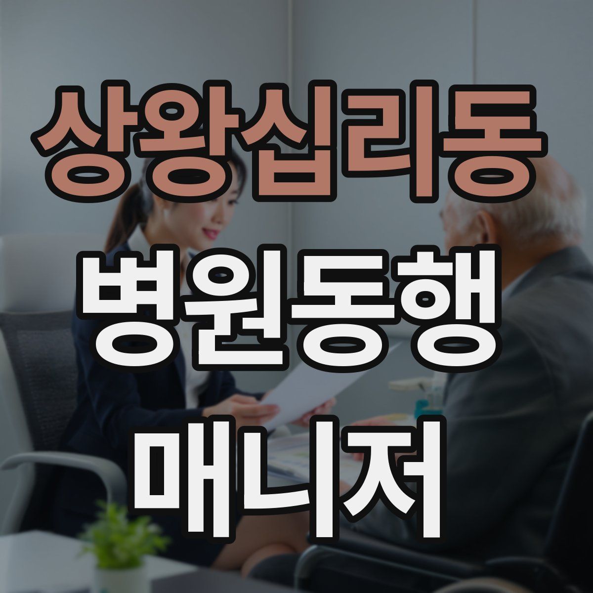 상왕십리동 병원동행매니저 자격증