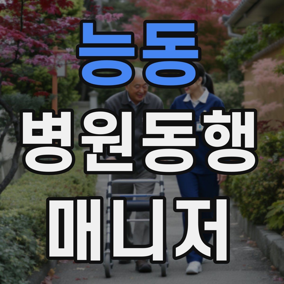 능동 병원동행매니저 자격증 병원동행을 전문적으로 시작하는 방법