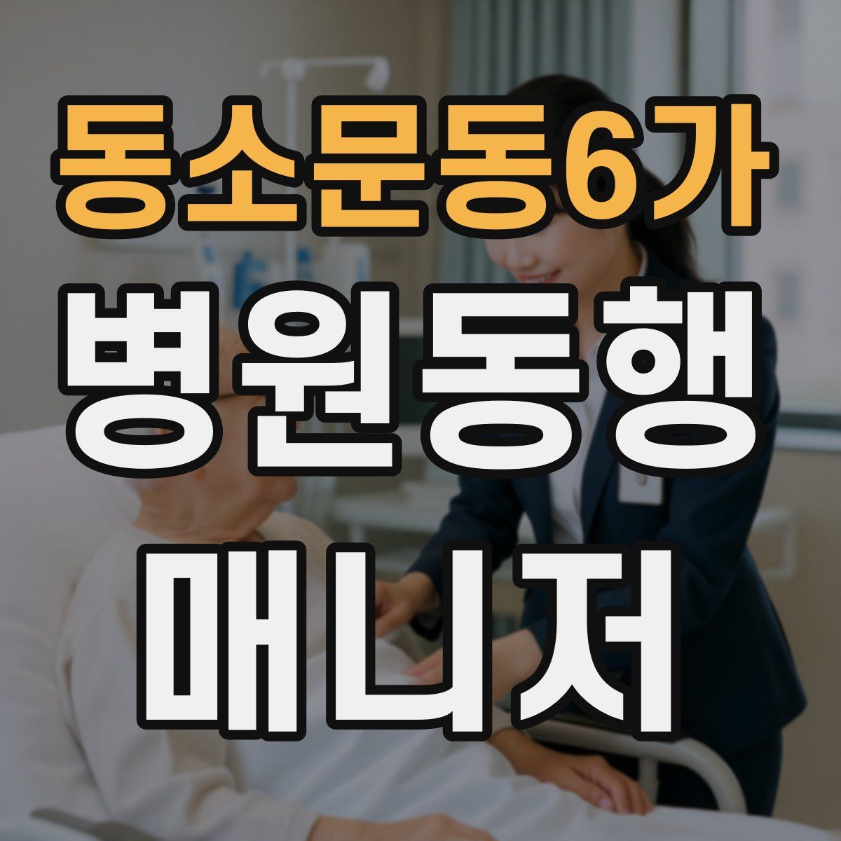 동소문동6가 병원동행매니저 자격증
