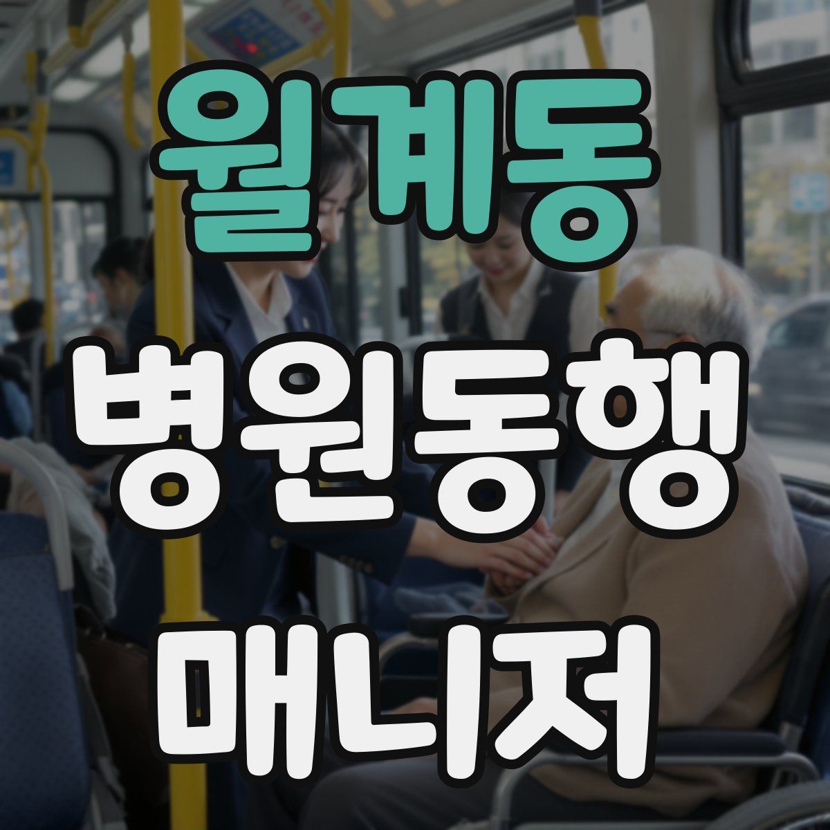 월계동 병원동행매니저 자격증