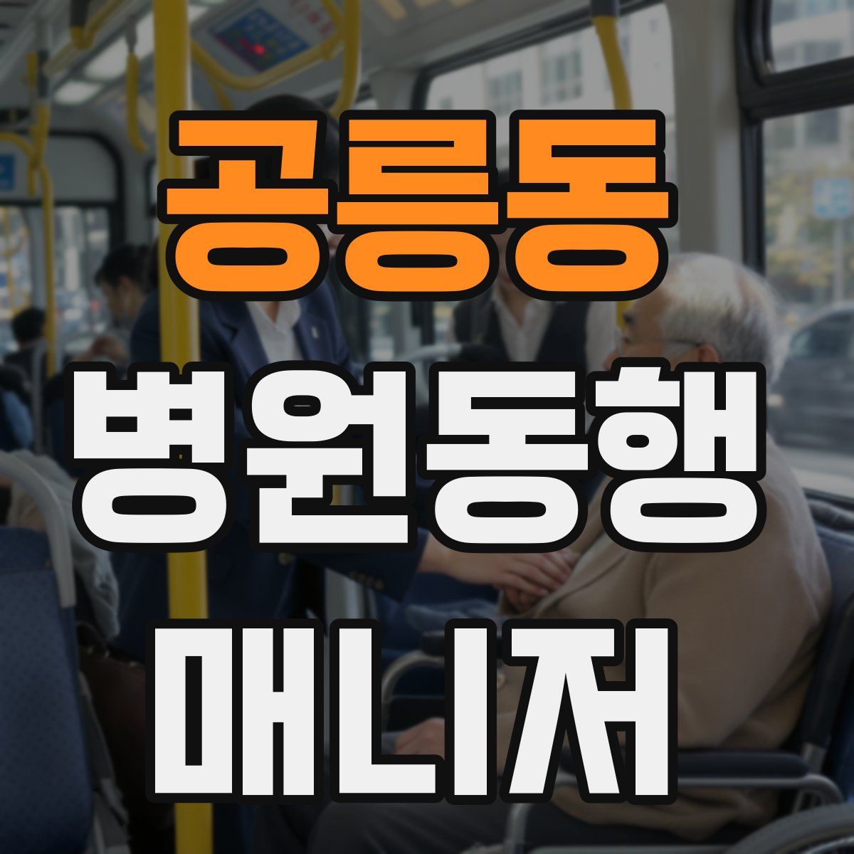 공릉동 병원동행매니저 자격증