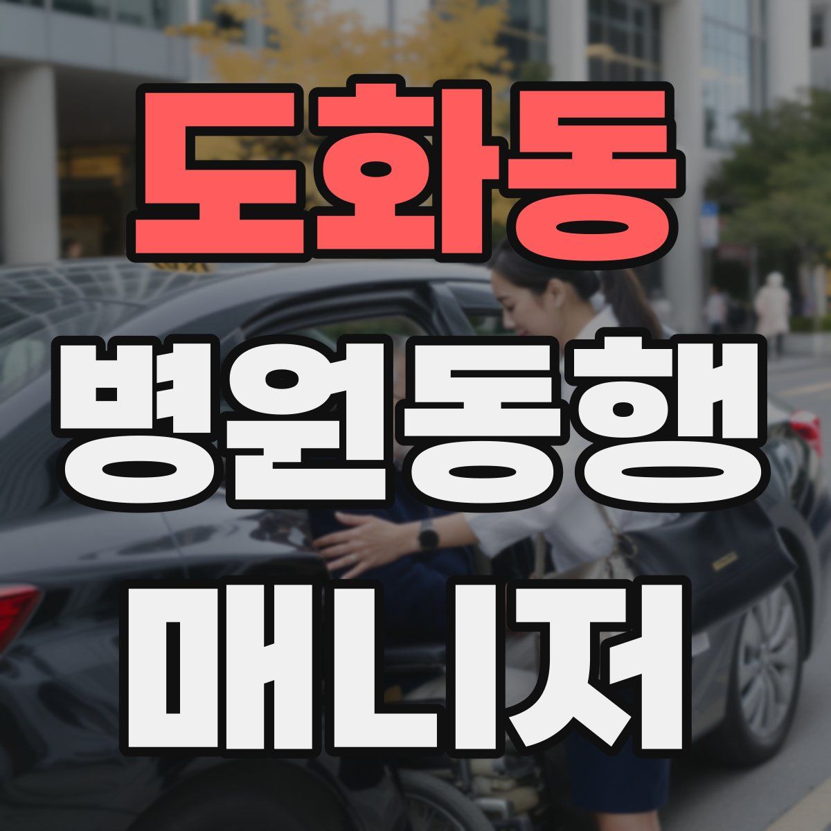 도화동 병원동행매니저 자격증