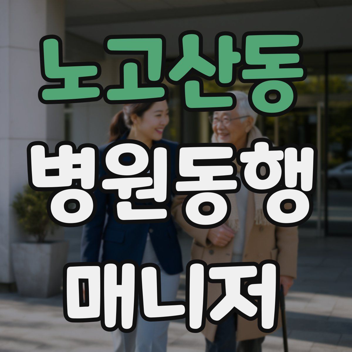 노고산동 병원동행매니저 자격증