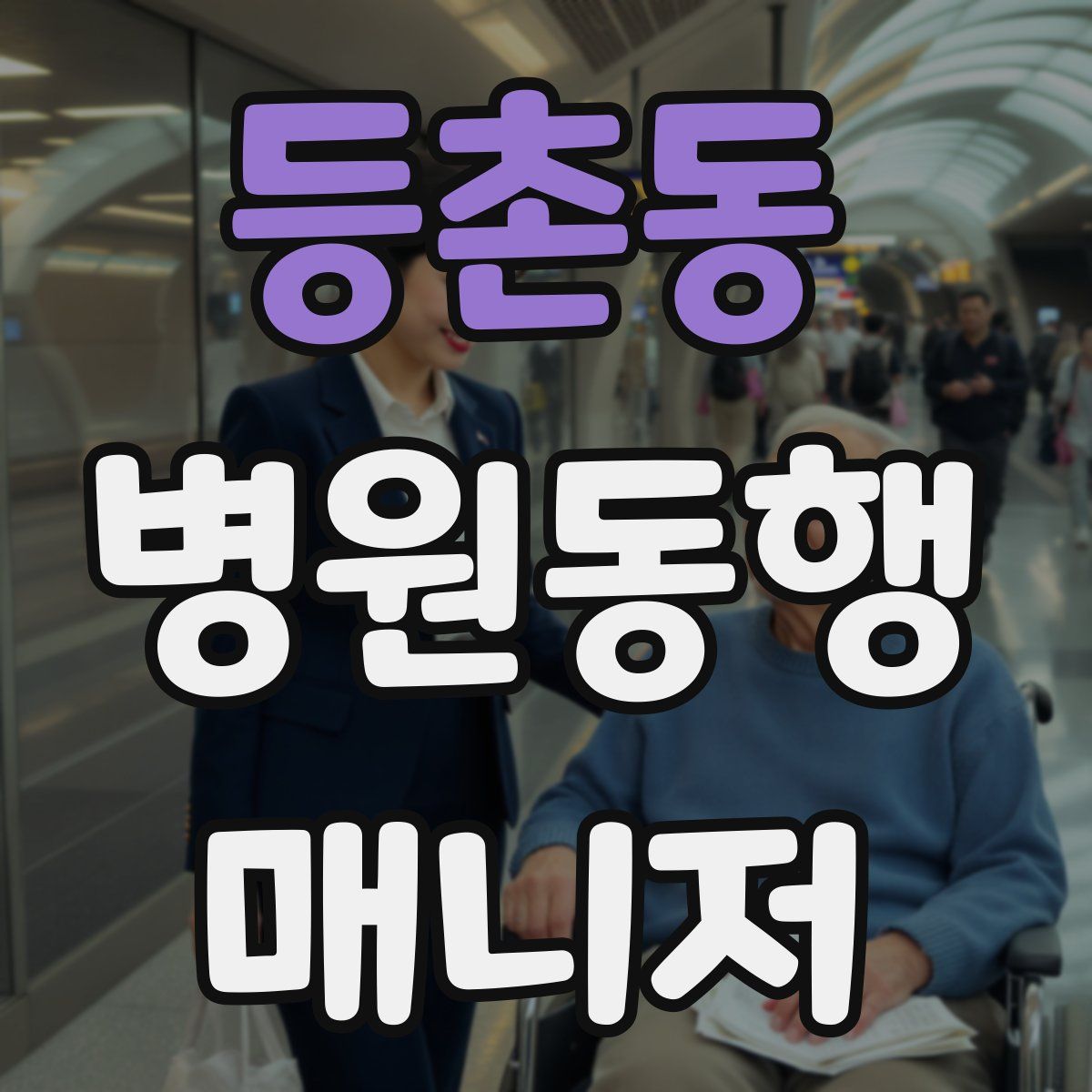 등촌동 병원동행매니저 자격증