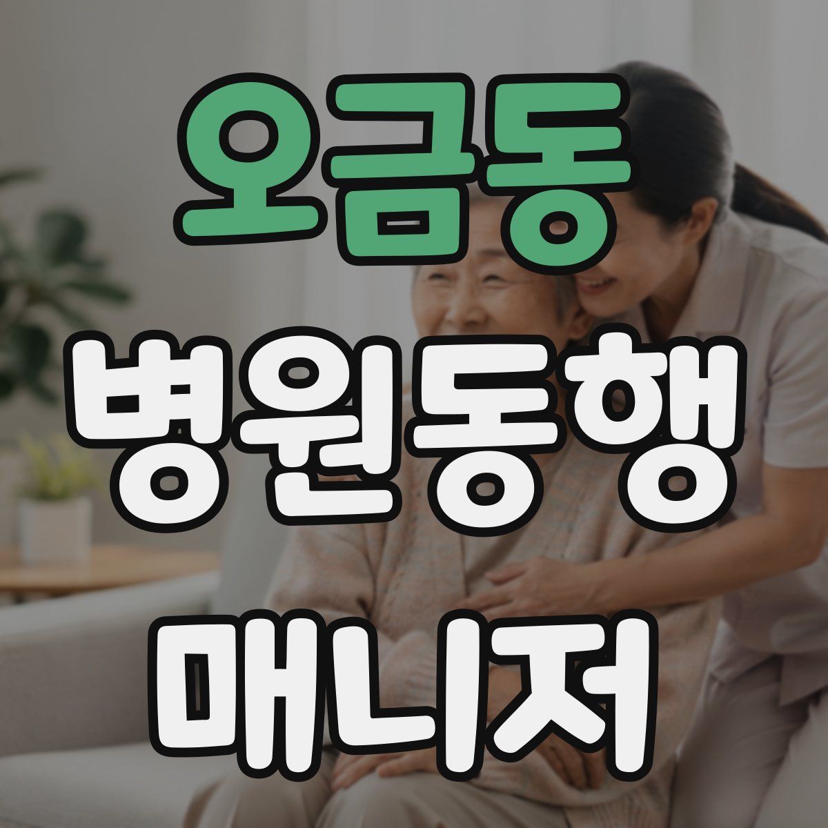 오금동 병원동행매니저 자격증