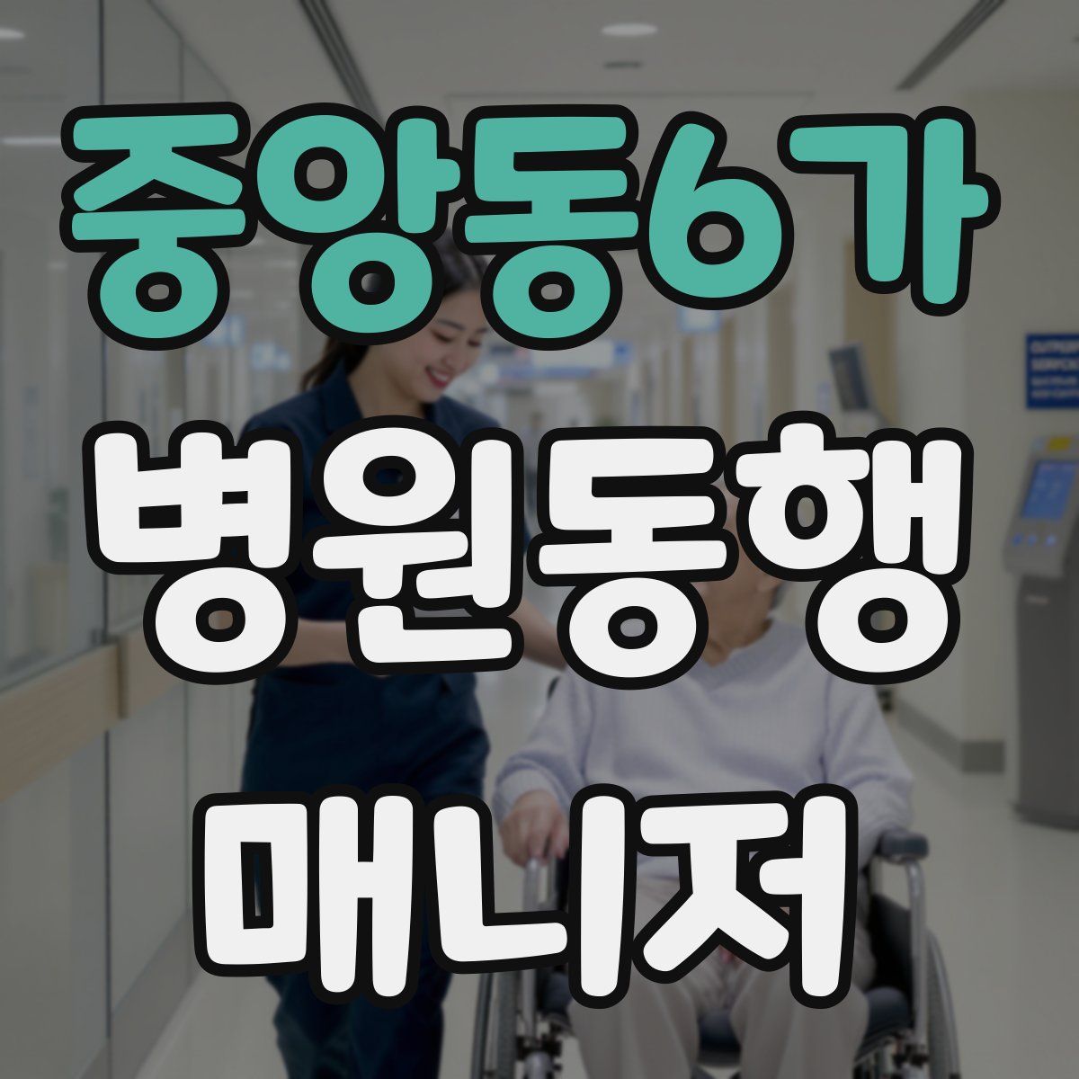 중앙동6가 병원동행매니저 자격증