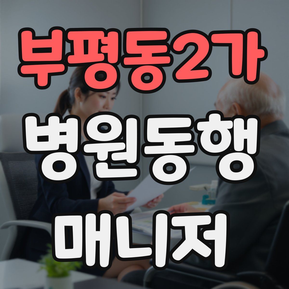 부평동2가 병원동행매니저 자격증