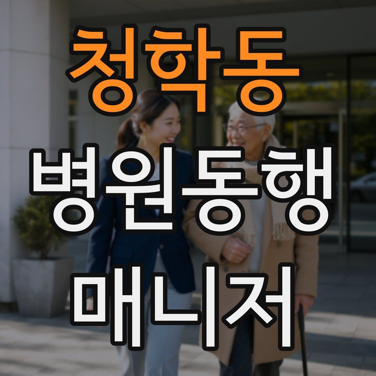 청학동 병원동행매니저 자격증 고령자 동행에서 중요한 안전 수칙