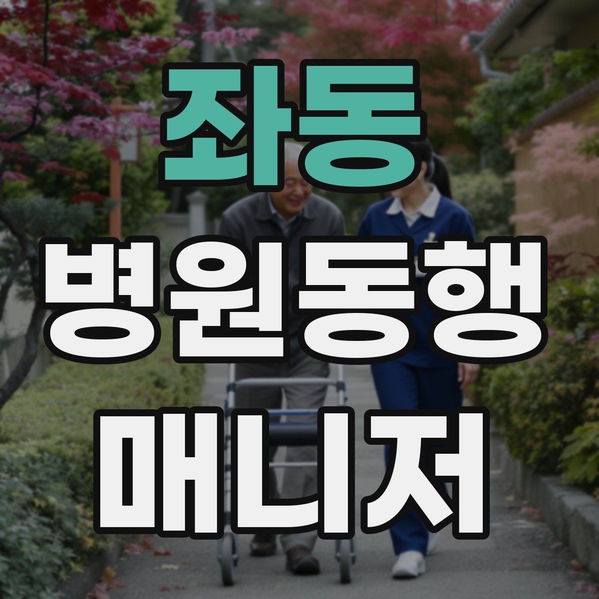 좌동 병원동행매니저 자격증 계단·문턱에서 특히 조심할 점