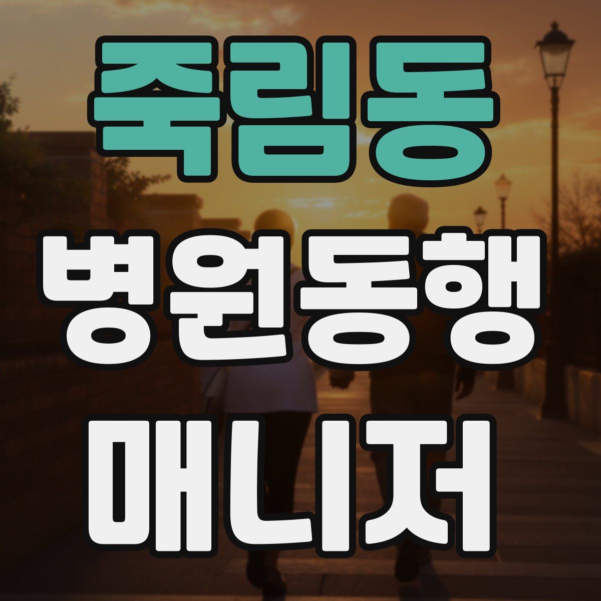 죽림동 병원동행매니저 자격증