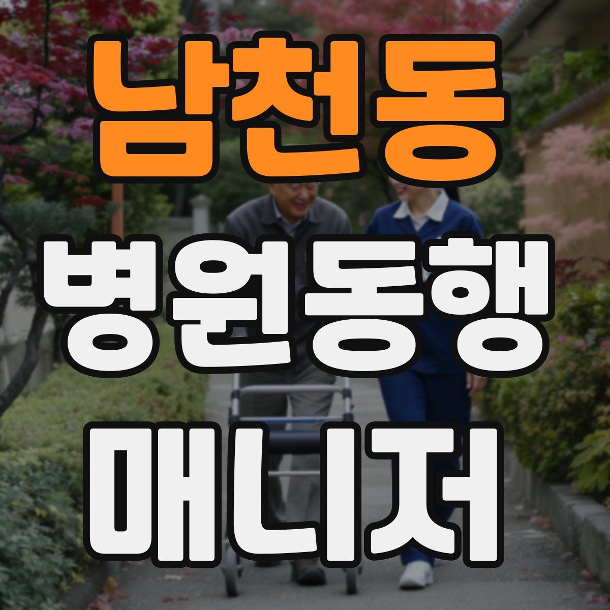 남천동 병원동행매니저 자격증