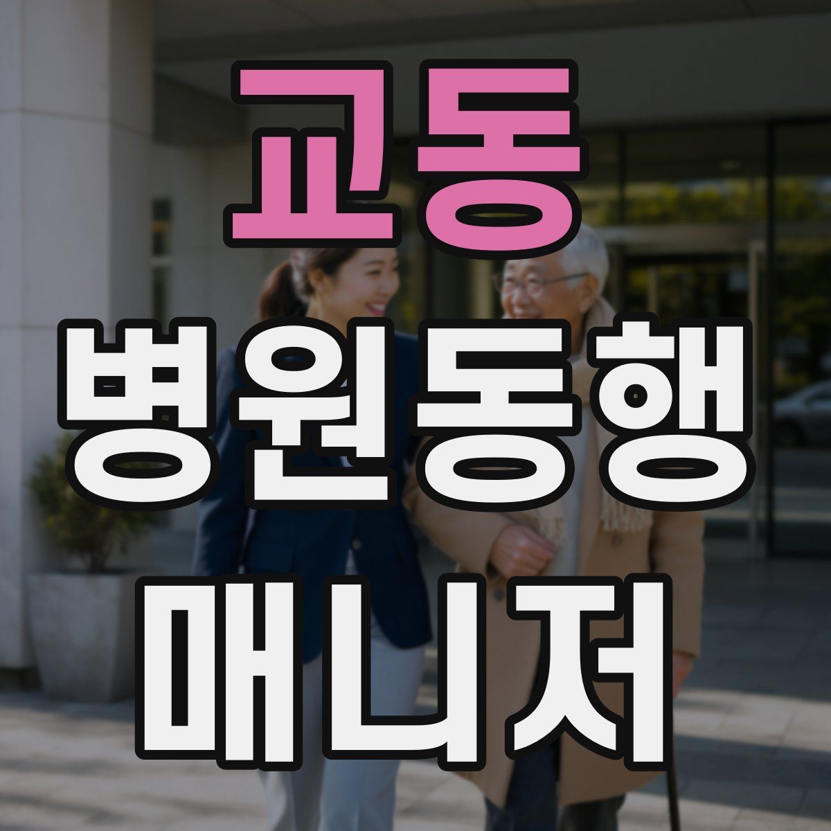 교동 병원동행매니저 자격증