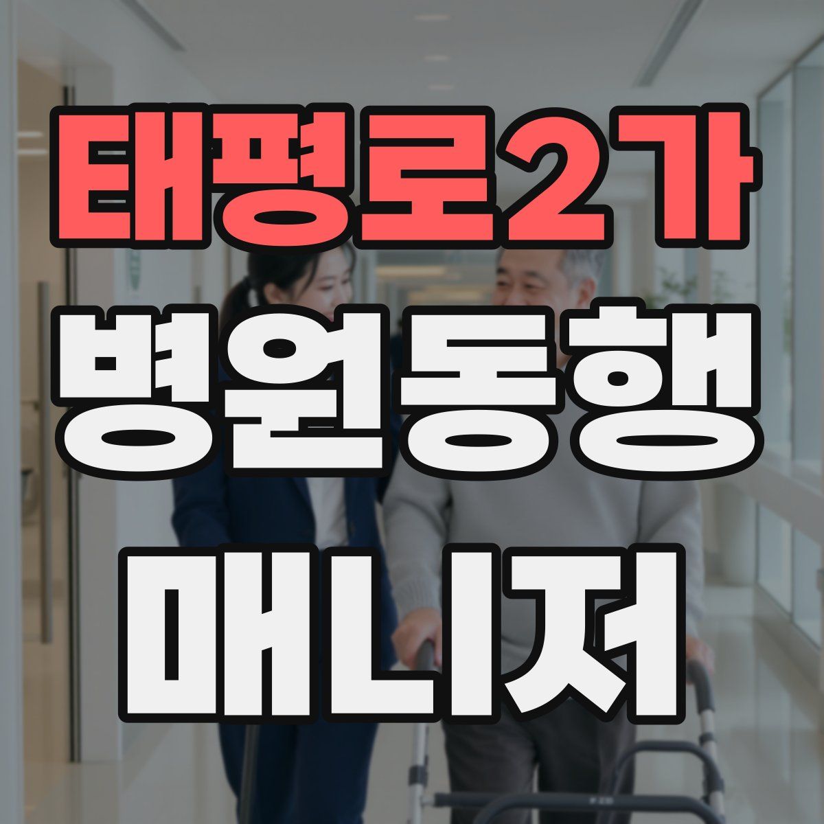 태평로2가 병원동행매니저 자격증