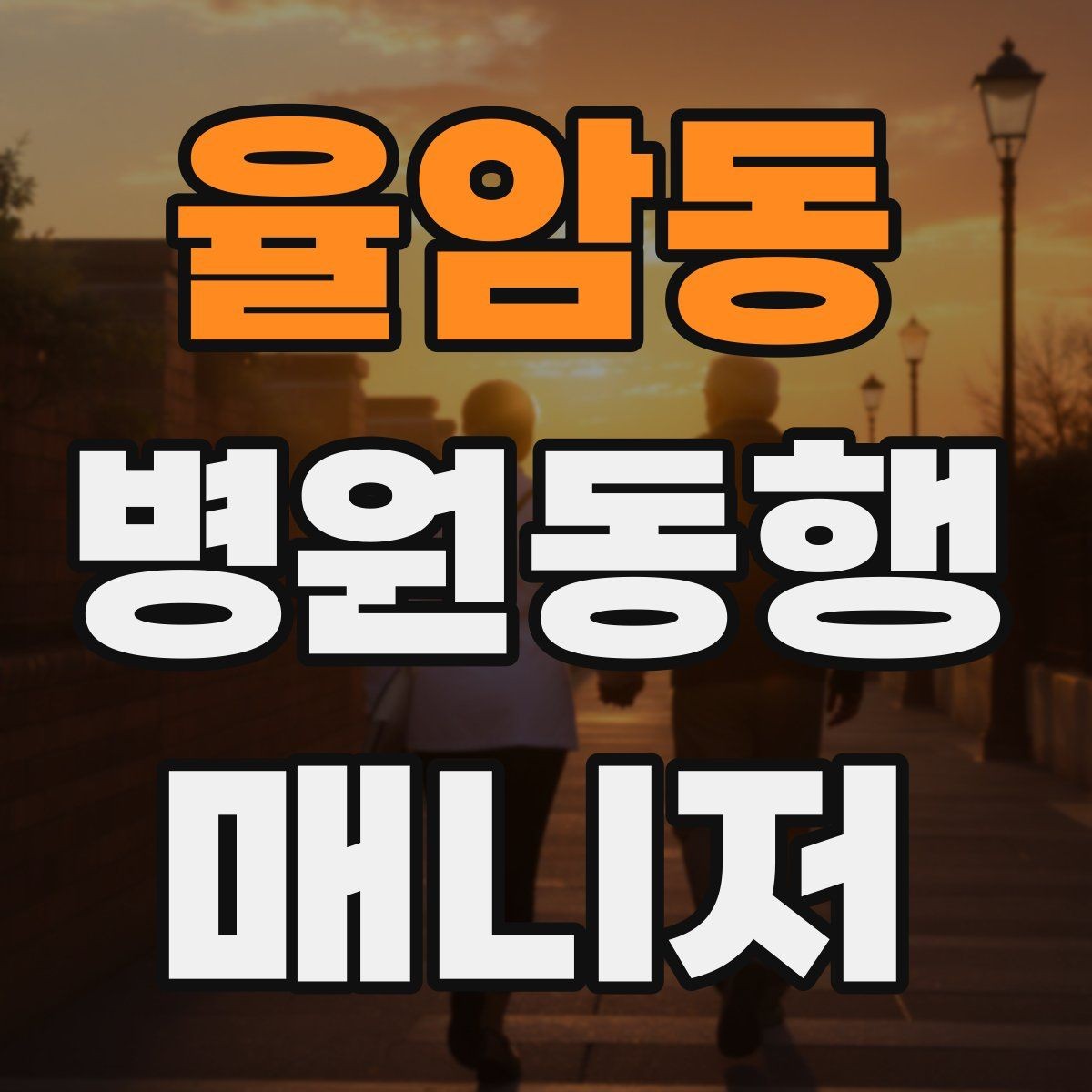 율암동 병원동행매니저 자격증 동행 전 안내 메시지 예시로 준비하기